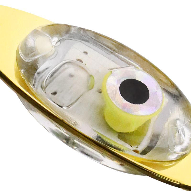 Weihe Sports One-Eyed Button Fish Lure Lamp 5Cm10G Electronic Luminous Led Underwater Lure Lamp Wholesale