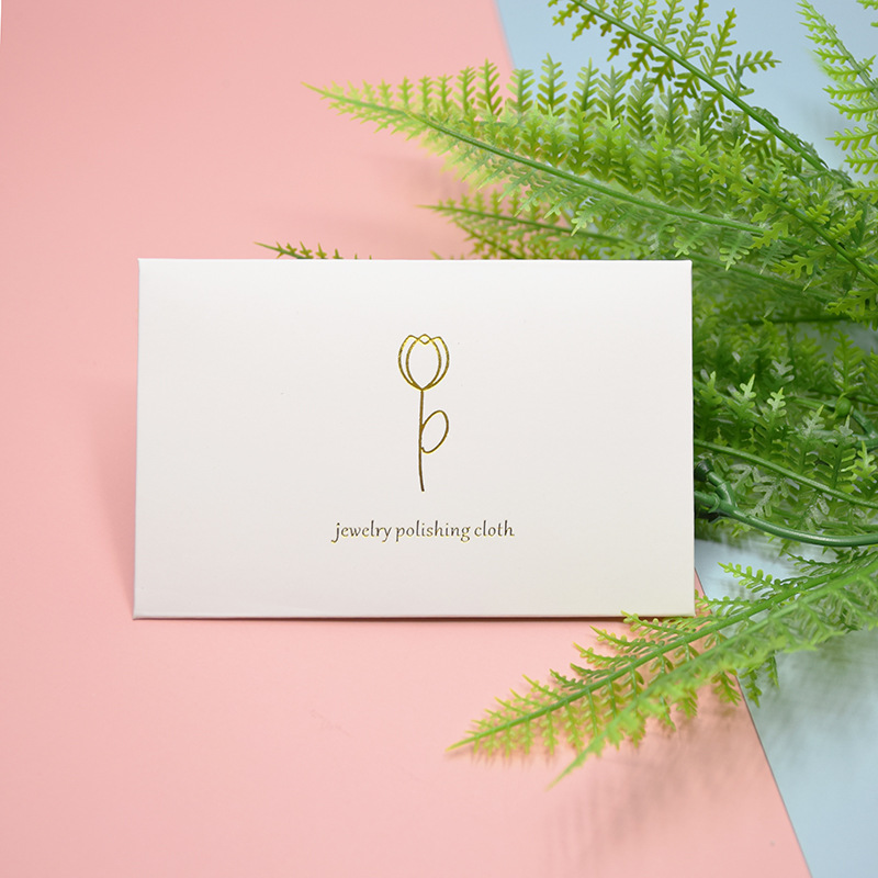 Оптовая фабричная горячая тиснение, изысканная упаковка, серебряная полировочная ткань для ювелирных изделий, полировочная ткань для золота, ткань для осветления серебра