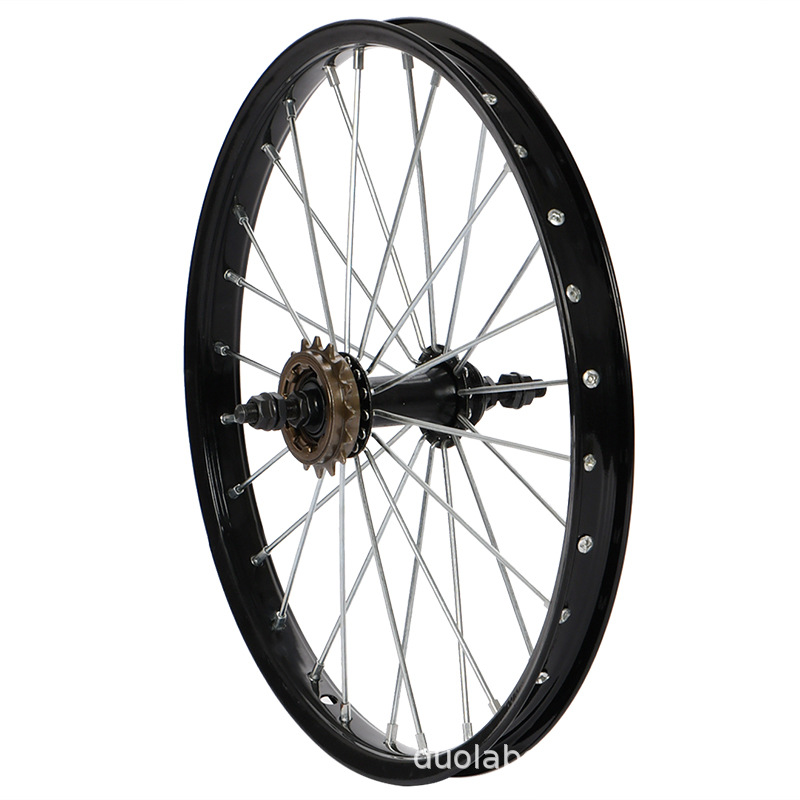 Children's bicycle rim steel rim aluminum rim 12/14/16/18 inch bicycle front wheel rear wheel hub stroller accessories