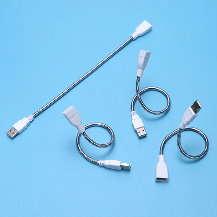 Factory Direct Supply USB Male to Female Hose USB Extension Cable Two-Core Four-Core Power Cord Hose Charging Cable