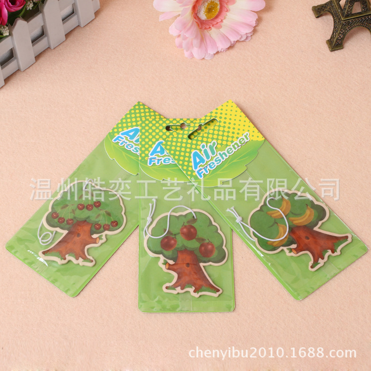 In stock direct sales car maple leaf fragrance paper environmental protection Car pendant