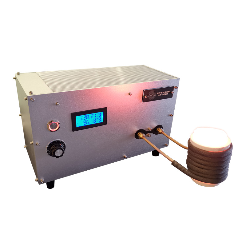 3000W high frequency induction heating machine melting gold silver furnace iron quenching annealing ZVSHF-3000