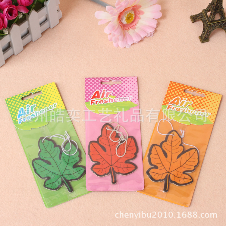 В наличии, ароматическая бумага с запахом кленового листа, экологически чистая подвеска для автомобиля