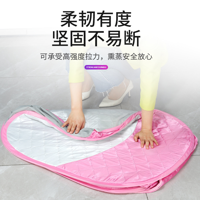 Factory direct supply household folding sweat steamer single sweat fumigation sauna box portable sauna room wholesale