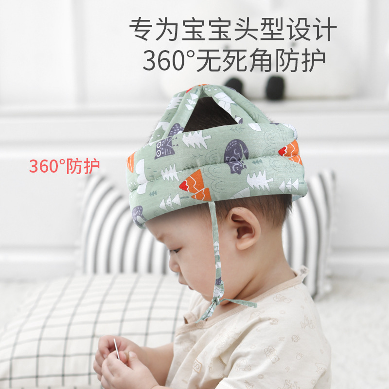 Baby Head Protection Pillow, Anti-Fall Artifact, Head Protection Pad, Summer Anti-Collision Head Learning to Walk, Baby Four-Season Toddler Hat