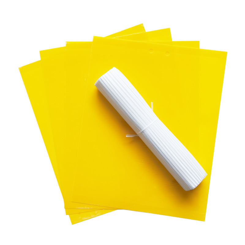 Double-sided Sticky Insect Board Insect Trap Board Greenhouse Yellow Board Blue Garden Sticky Insect Paste Fruit Tree Insect-proof Board Degradable Adhesive