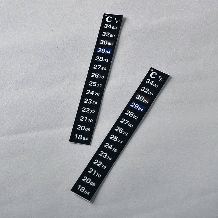 Fish tank temperature paste 18-34 ℃ aquarium liquid crystal temperature patch to measure fish tank water temperature thermometer patch