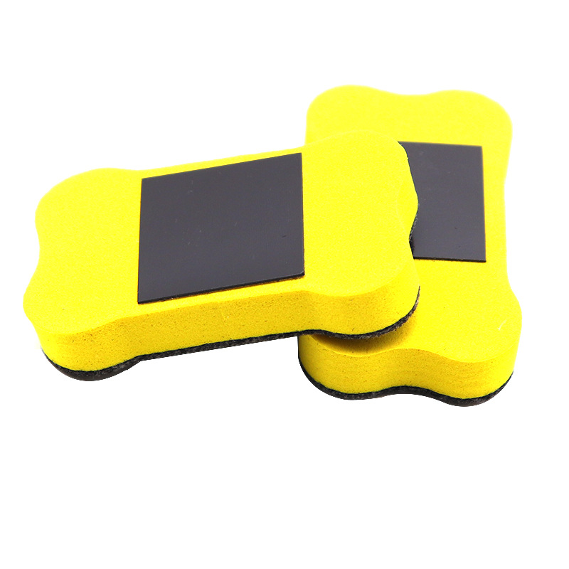 Factory wholesale whiteboard eraser magnetic EVA wool stained cloth blackboard eraser children's whiteboard small bone eraser in stock direct sales