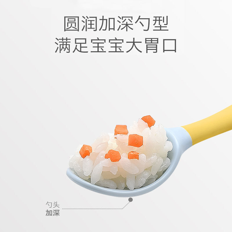 Manufacturers supply children's learning to eat training tableware twist fork spoon silicone soft spoon baby bendable spoon