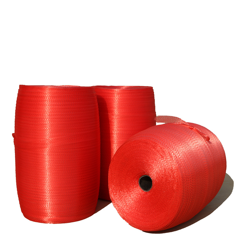 Wholesale plastic net bag woven nylon net bag egg fruit dried fruit aquatic packaging bag Red Yellow Green Pink White