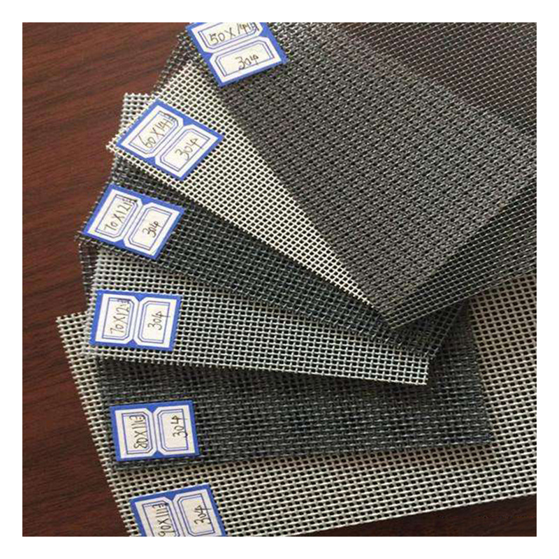 Customized Stainless Steel Encrypted Small Hole Anti-Mosquito Diamond Mesh Window Screen 304 Black Mesh Manufacturer Wholesale Window Screen Stainless Steel