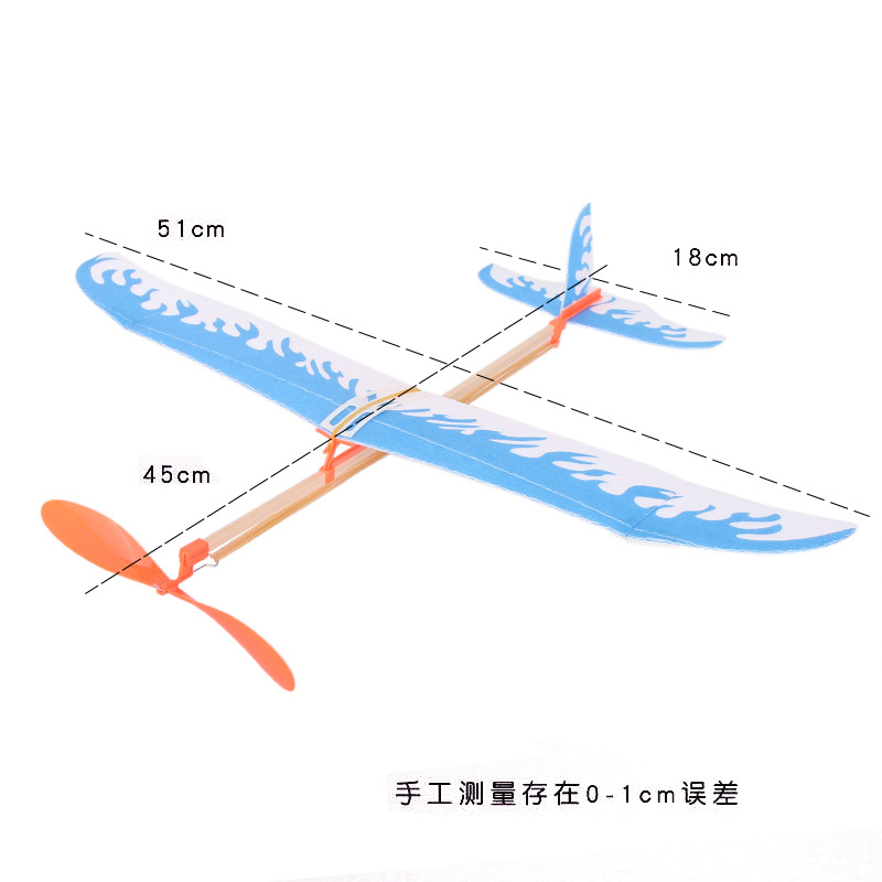 Thunderbird rubber band power aircraft model aircraft model biplane rubber band power aircraft manufacturers wholesale