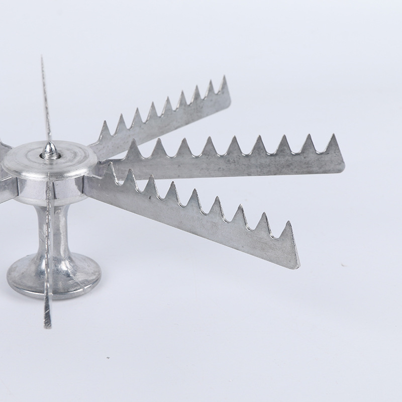 Manufacturer Wholesale Aluminum Alloy Gear Pizza Cutter Multi-Tooth Pizza Cutter 5-12 Baking Tools Cake Mold