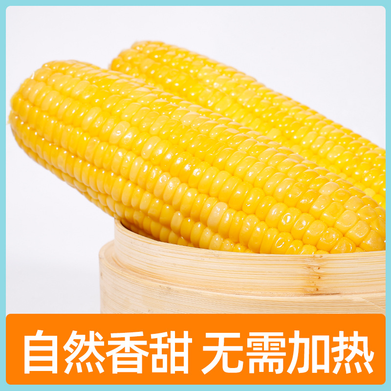 Monkey is Guangxi fruit sweet corn cob fresh sweet soft origin direct supply fresh corn bag ready-to-eat vacuum coarse grains