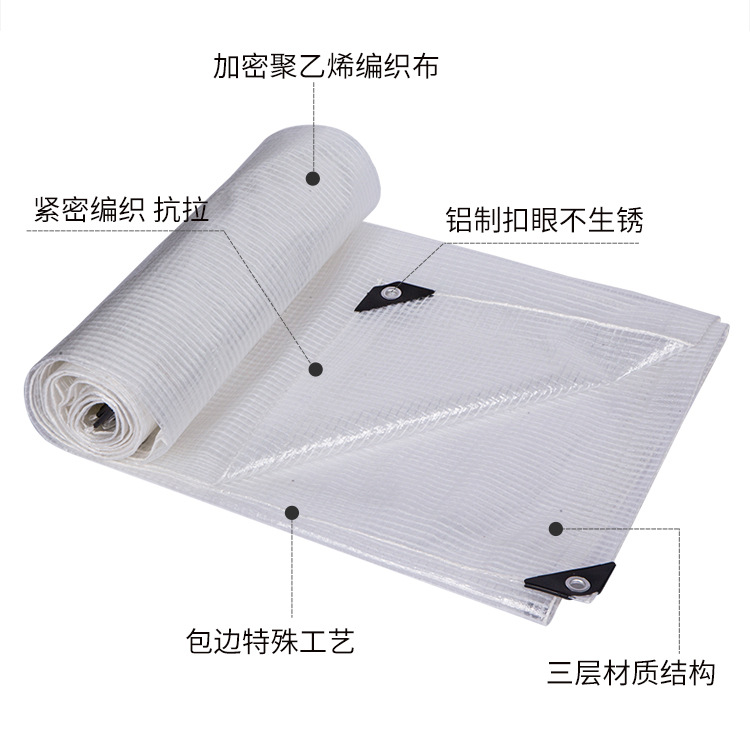 Pe Mesh Cloth Cross-Border Greenhouse Flower Room Insulation Cloth Foreign Trade Wholesale Windproof and Rainproof Insulation Cover Transparent Mesh Tarpaulin