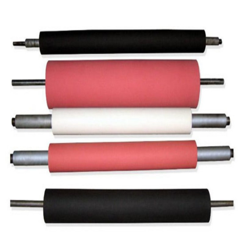 Резиновый ролик из полиуретана Shunlong, покрытый полиуретановым резиновым роликом, оптовая поставка печатного полиуретанового ролика