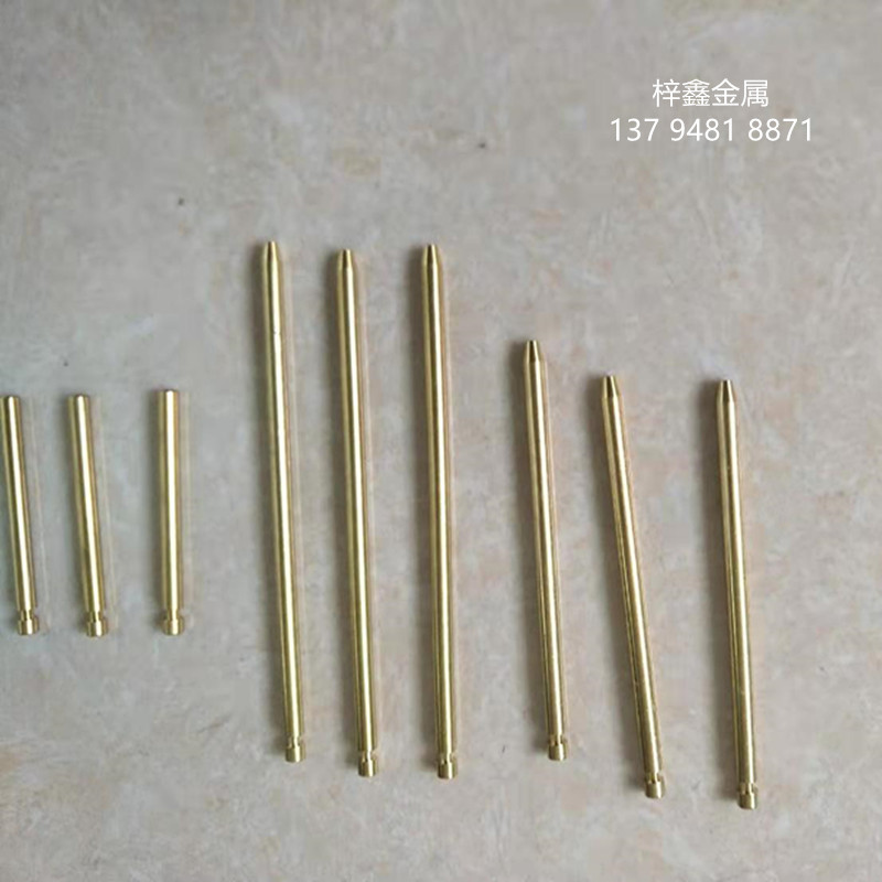 Brass Rod Processing Internet Celebrity Display Stand Jewelry Store Gold Copper Nails Personalized Copper Nails Bending Processing Brass Rod