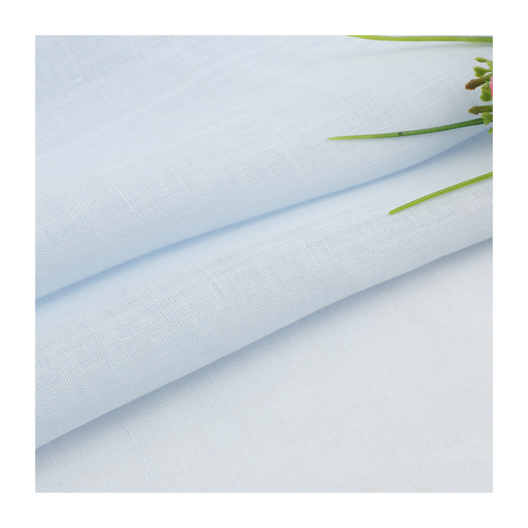 100-Count Summer Thin and Sheer High-Count Ramie Fabric for Dresses, Shirts, and Skirts, Pure Ramie Material, All-Cotton Fabric
