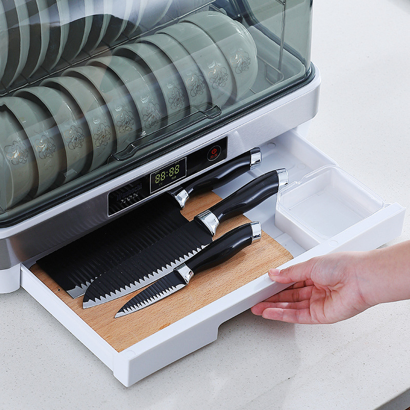 Source Factory Disinfection Cupboard Desktop Tableware Drying Non-Drain Milk Bottle UV Disinfection Cabinet Household Small