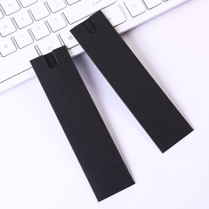 Brown Packing Paper Pencil Case Simple Printing Logo Paper Window Pen Box Creative Foldableing Pen Carton Spot Wholesale