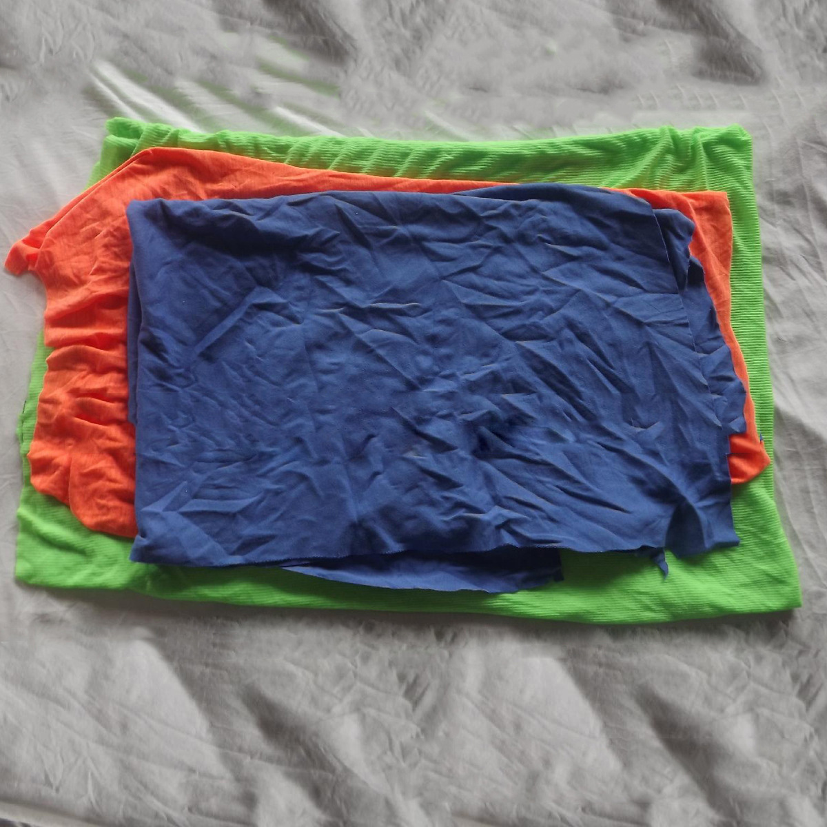 Industrial Cleaning Cloth, Multi-Colored Large Oil-Absorbing Cotton Rag, Lint-Free, Sold by Weight, Pure Cotton Scraps