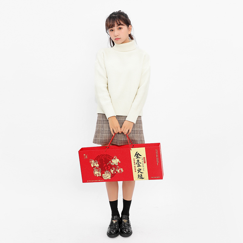 Authentic Jinhua ham gift box factory direct marketing local products cured products hand-cured meat wholesale