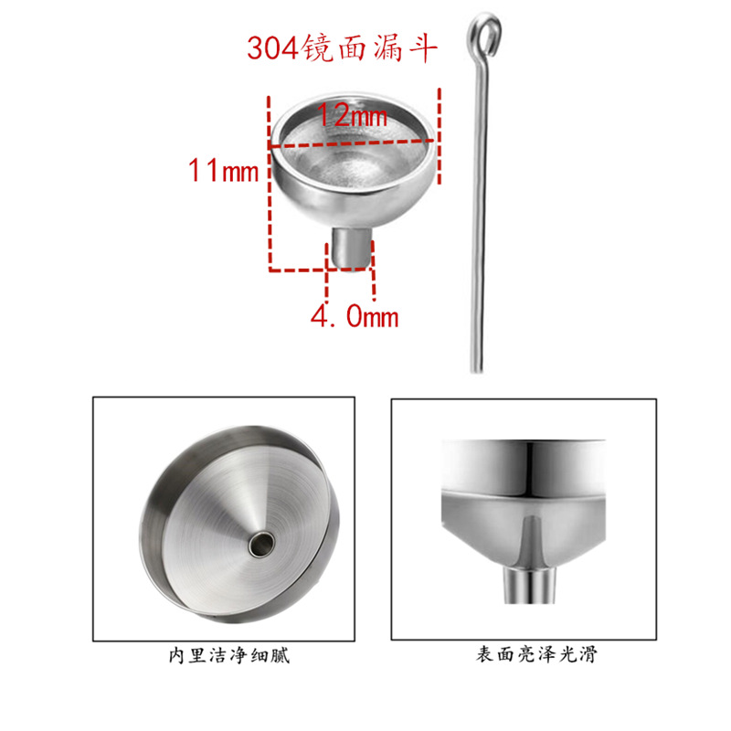 Cinerabox pendant necklace funnel word screwdriver stainless steel accessories factory direct wholesale