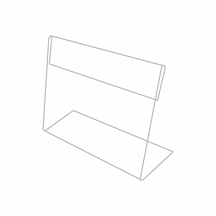 L-type acrylic table card desk sign desk card desk card price card price card store display card label supermarket