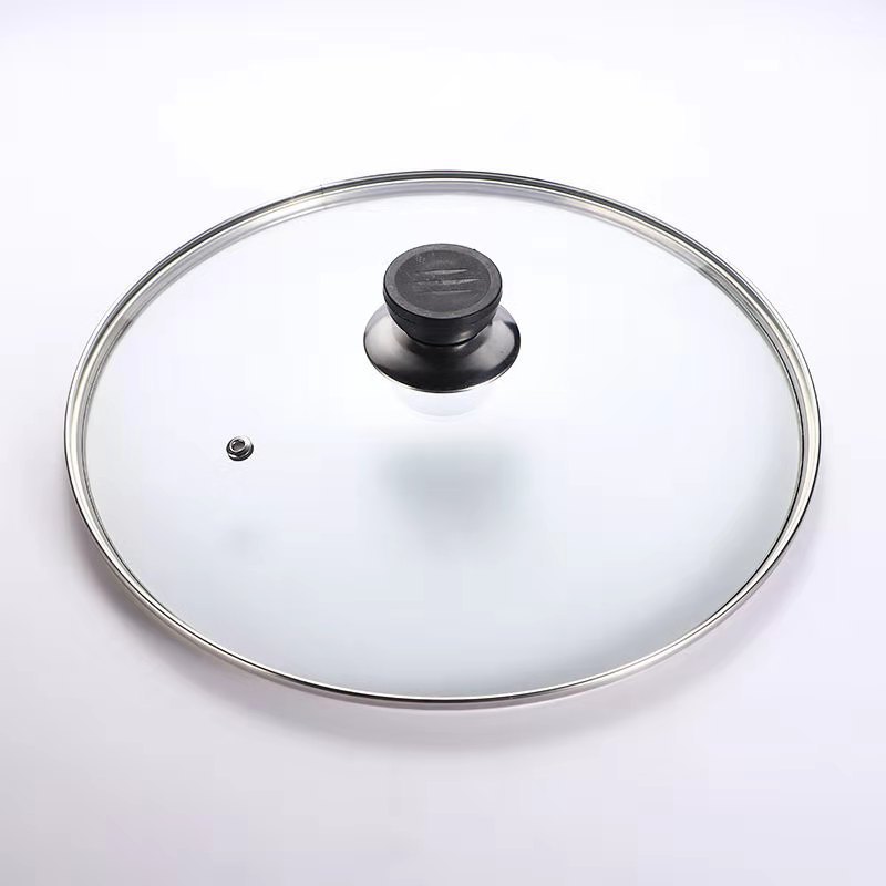 All kinds of tempered glass lid shaped square rectangular oval lid lid wok lid tempered lid small lid