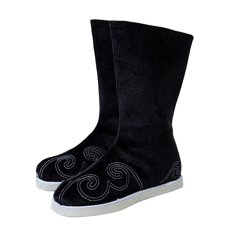 New Ancient Boots Ancient Costume Chinese Hanfu Hanfu Men's Han Shoes Ancient Shoes Men's Antique Official Boots Hanfu Cloth Shoes