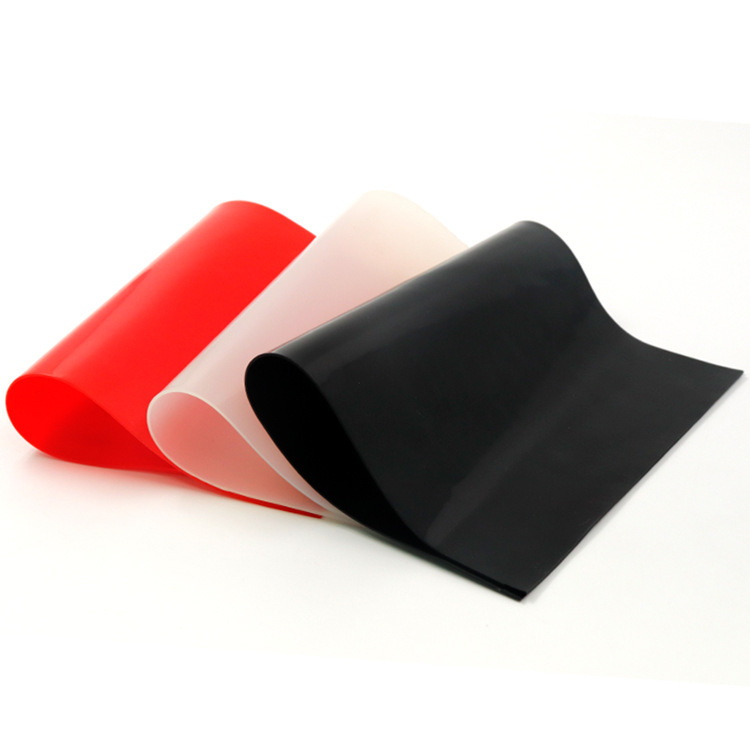 Huaqi Industrial White Silicone Roll High Temperature Resistant Silicone Plate Flame Retardant Anti-Static Insulating Transparent Silicone Leather Customization