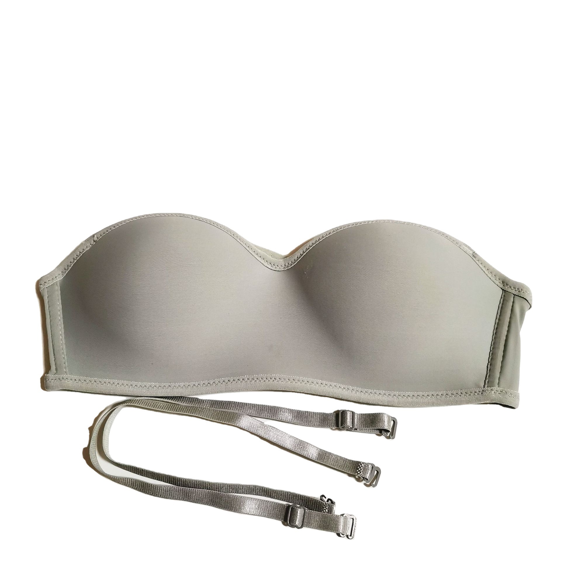 Japanese and Korean Style Sexy Simple Girls Underwear 3D Invisible Underwear Rimless Strapless Strapless Push-up Bra