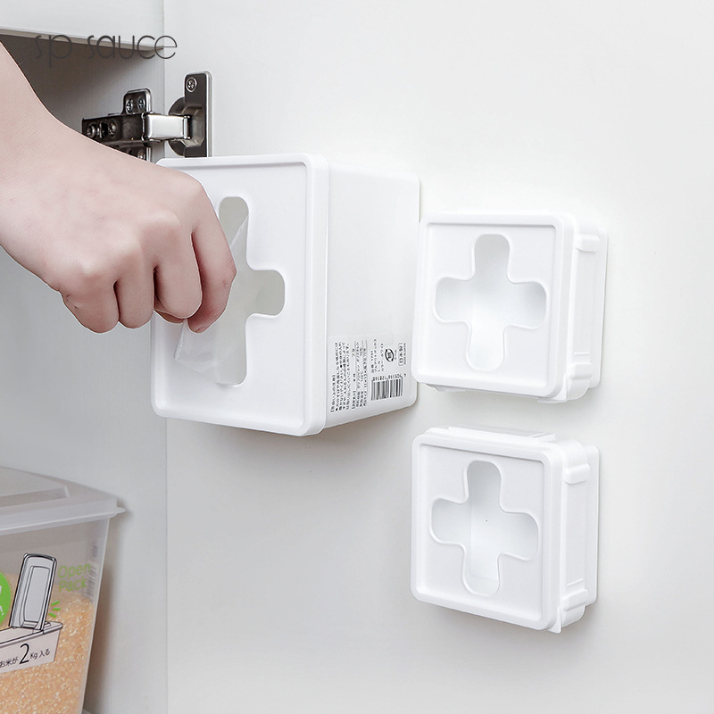 Japan SPSAUCE household multi-functional Magnetic Attraction magnetic sheet portable seamless adhesive magnetic sheet strong magnetic 4 pieces