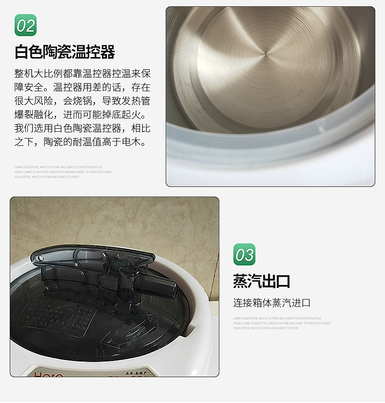 Factory wholesale 2 liter health care steaming machine household foot steaming sauna steam machine foot bath steaming instrument sauna box