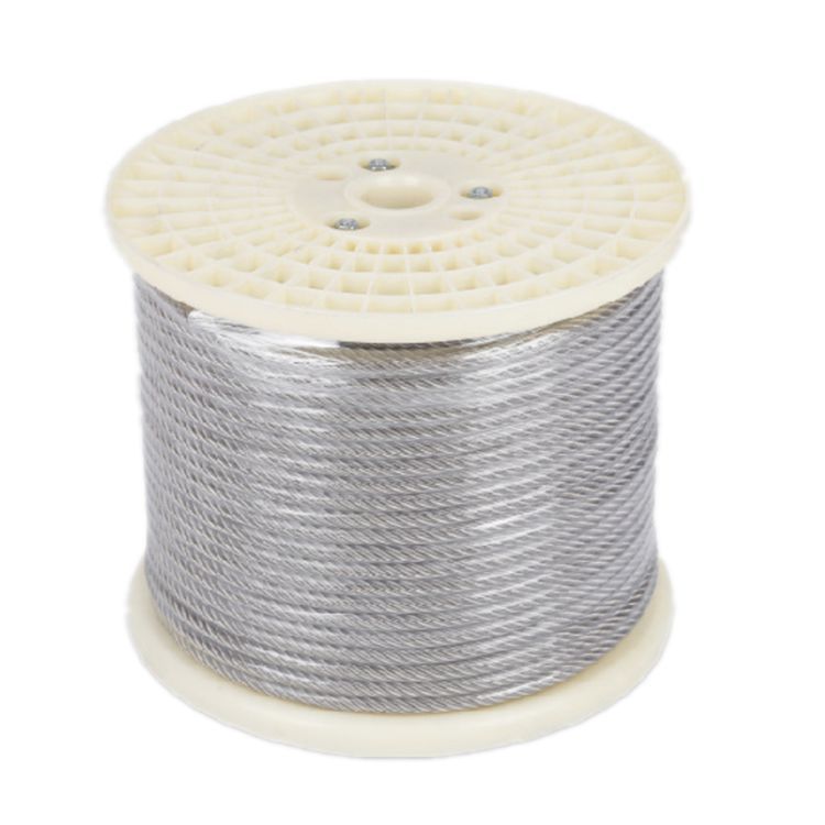 304 7*7 Plastic-Coated Steel Wire Rope, Die-Cast Zinc-Plated Steel Wire Rope, Aluminum-Coated Pressed Steel Wire Rope, Pull Rope, Lifting Rope