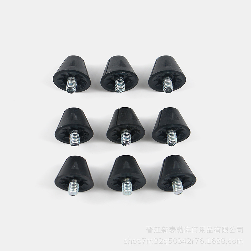 Factory Direct Sales Cross-Border Hot Selling Football Shoe Spikes Movable Nylon Spikes 13Mm16Mm Football Supplies 5mm Screws