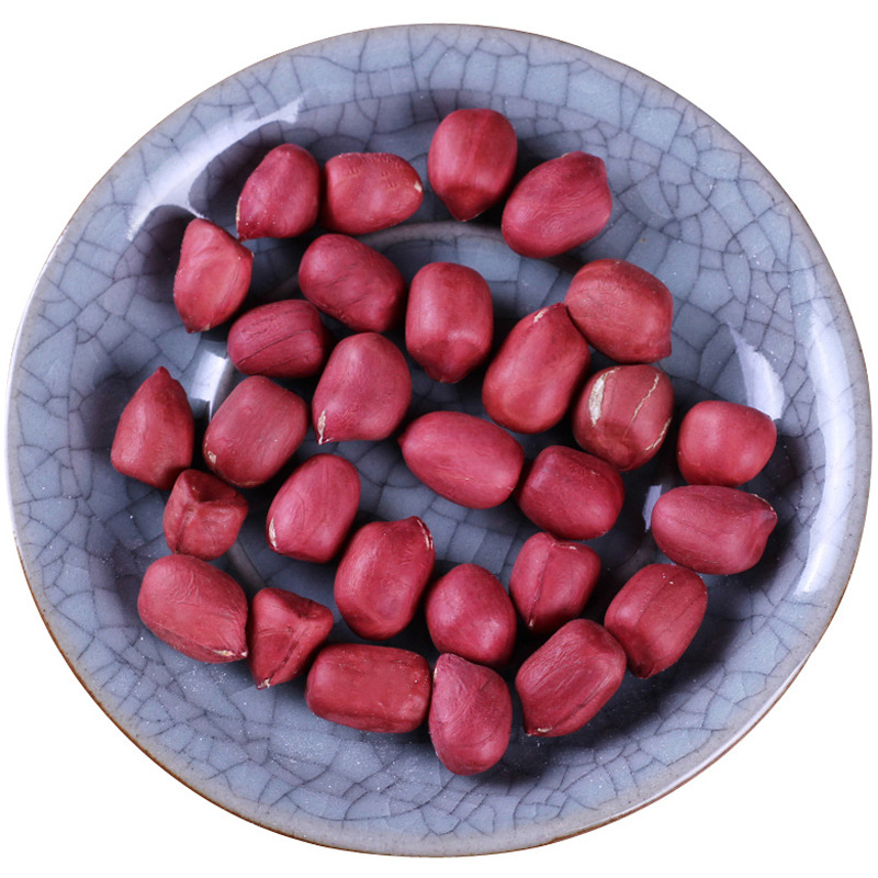 Yunnan Red-Skinned Peanuts, New Goods, Farm-Produced Small-Capsulesed Red-Coated Raw Peanuts, Four-Capsulesed Red 500g Wholesale Delivery