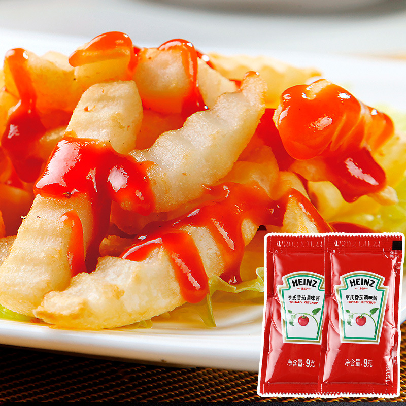 Heinz Tomato Sauce 9g Bag Tomato Sauce Commercial Small Package Tomato Sauce Fries Pasta Pancake Sauce