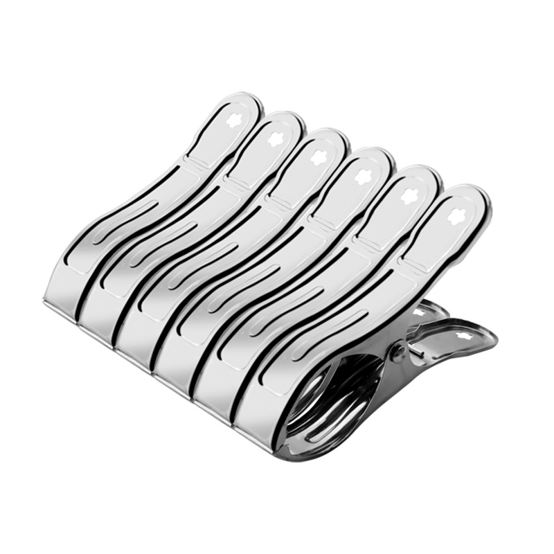 Factory direct stainless steel clip clothes clip clip windproof drying pants clip underwear underwear clip opening
