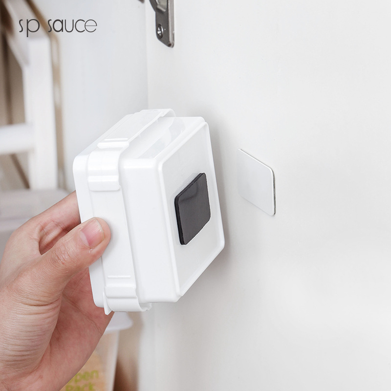 Японский SPSAUCE домашний многофункциональный магнитный лист с магнитным притяжением, портативный бесшовный клейкий магнитный лист, сильный магнит, 4 штуки