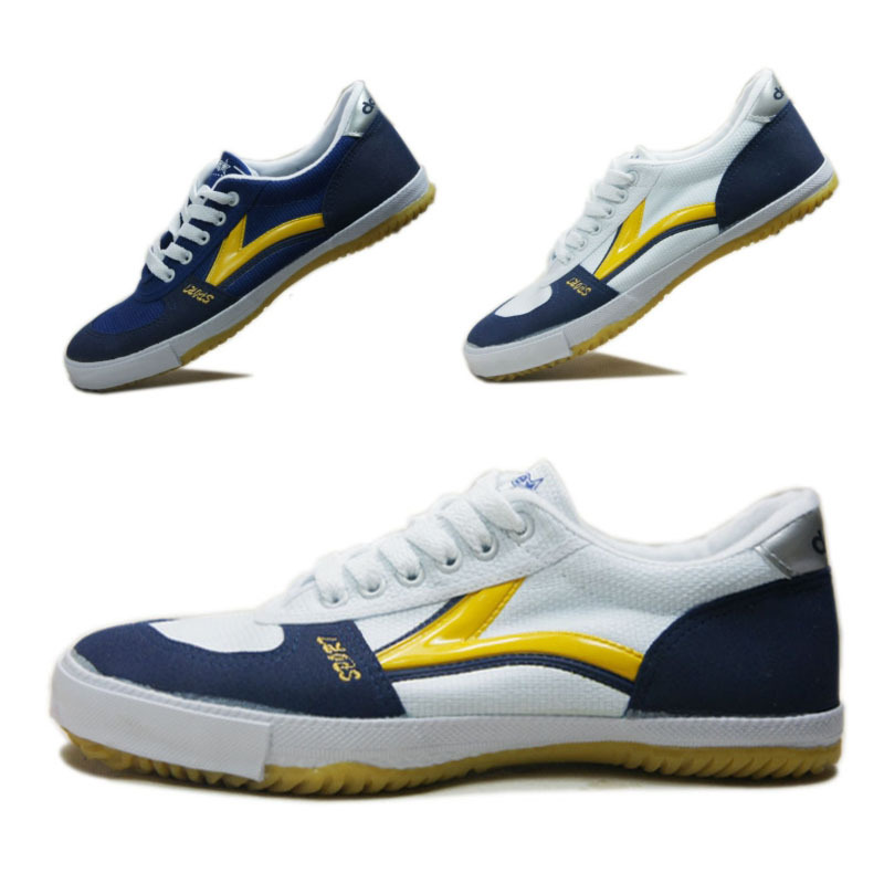 Qingdao Double Star мужские и женские спортивные кроссовки из канваса кроссовки для настольного тенниса