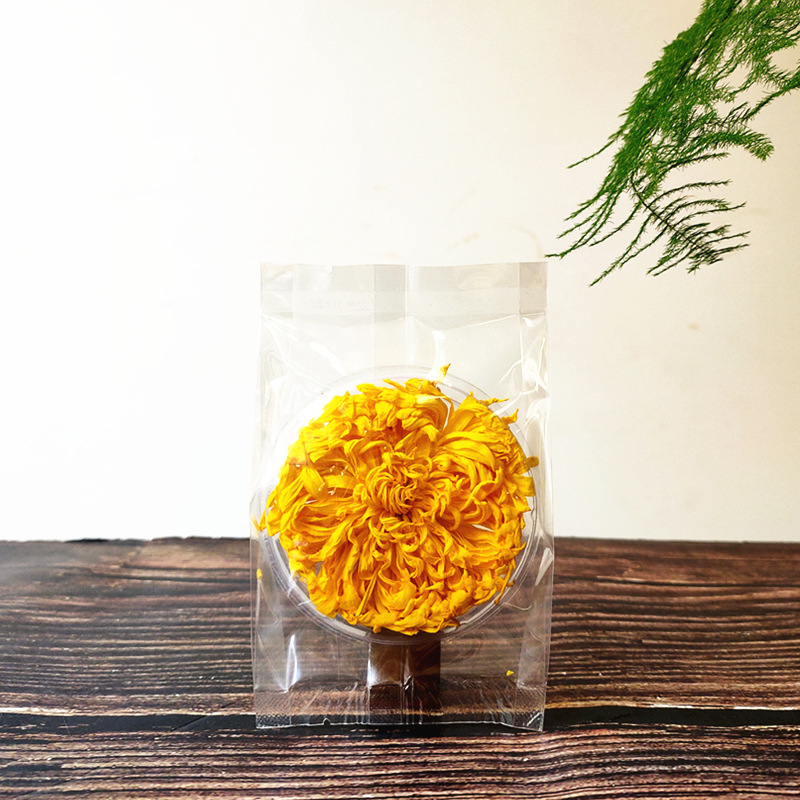 Golden chrysanthemum independent big flower a cup of yellow chrysanthemum tea tribute chrysanthemum tea 10-14cm teahouse hotel tea