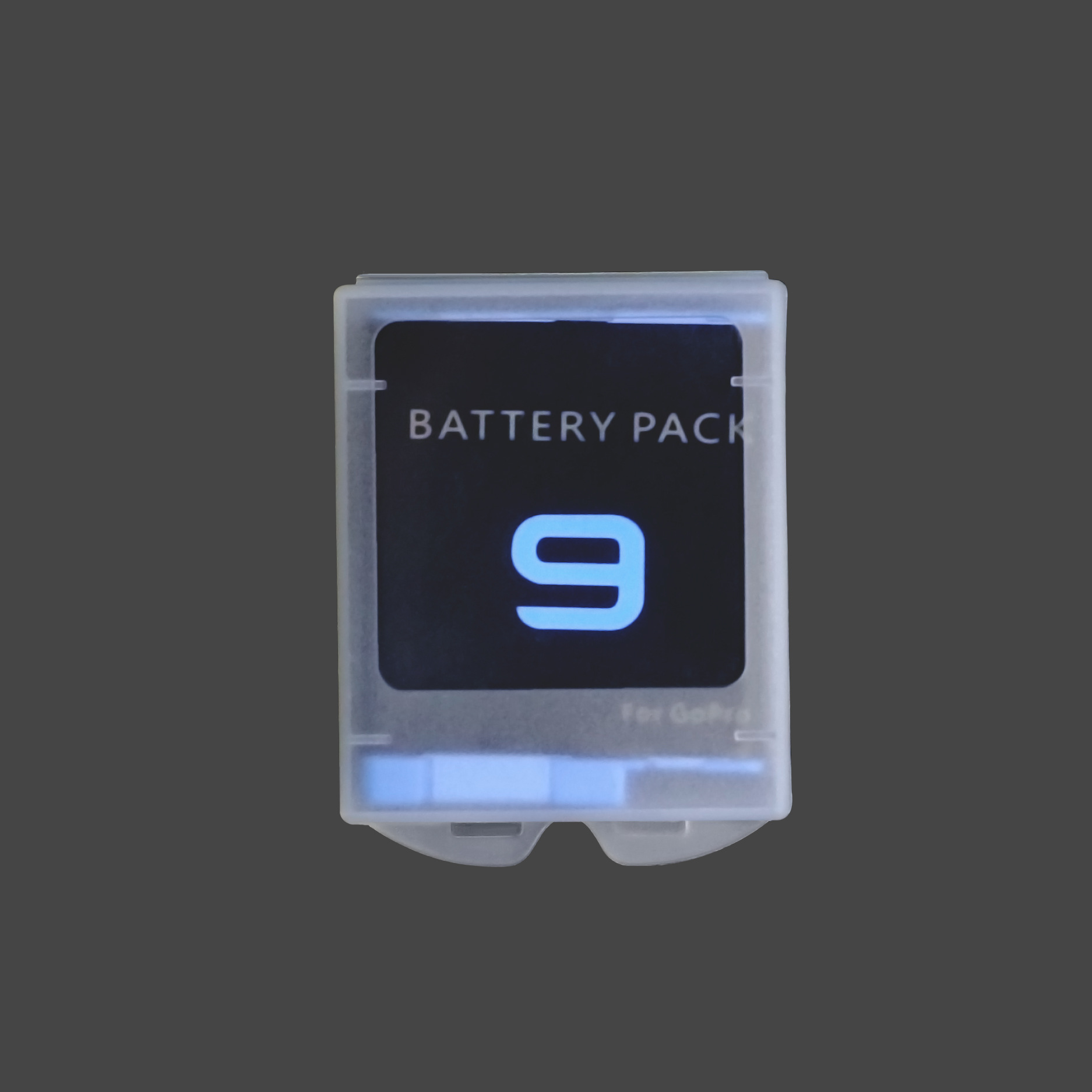 For Gopro 9/10/11/12/13 Battery Box Sports Camera Ahdbt-901 Battery Sheath Transparent Box