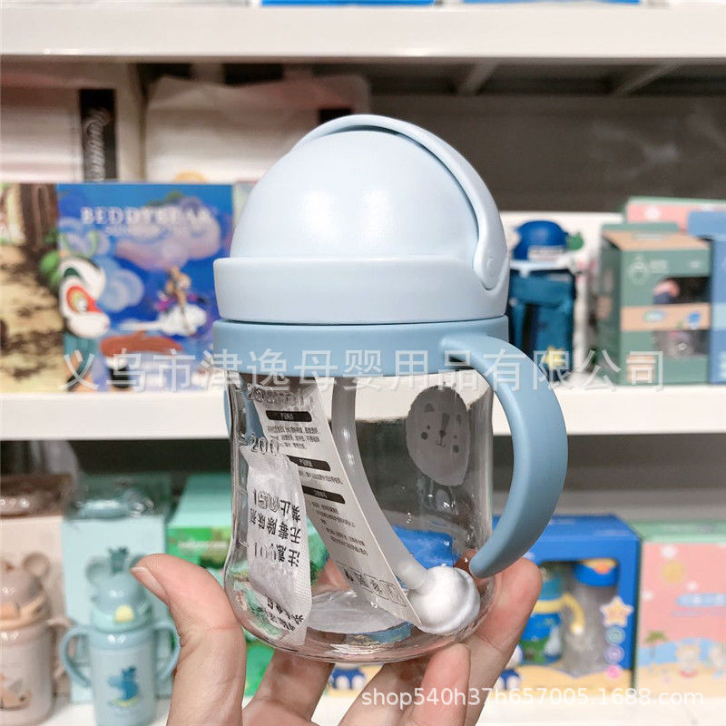 Factory Direct Supply of New Children's Sippy Cup, Baby Learning Drinking Cup, Plastic Drinking Cup, Anti-Choking Portable Kindergarten Water Cup