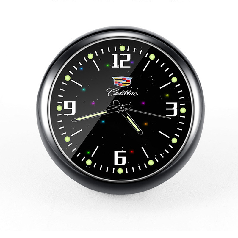 Spot Starry Sky Car Watch Wholesale Promotion Car Clock Fashion Car Ornaments Creative Electronic Car Clock Head