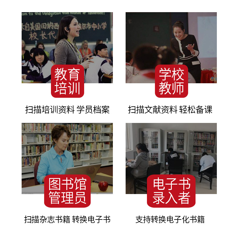 Jin Xiang High-speed Photograph 12 million High Definition A4 Office Document Document Invoice Portable Physical Teaching Booth Scanner