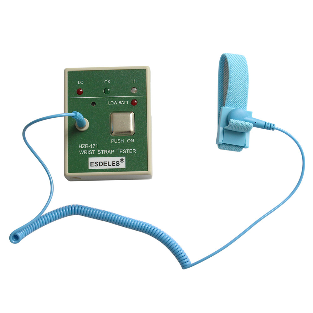 Factory Production in stock Anti-static Wrist Band Tester ESDELESHZR-171 Electrostatic Ring Detector