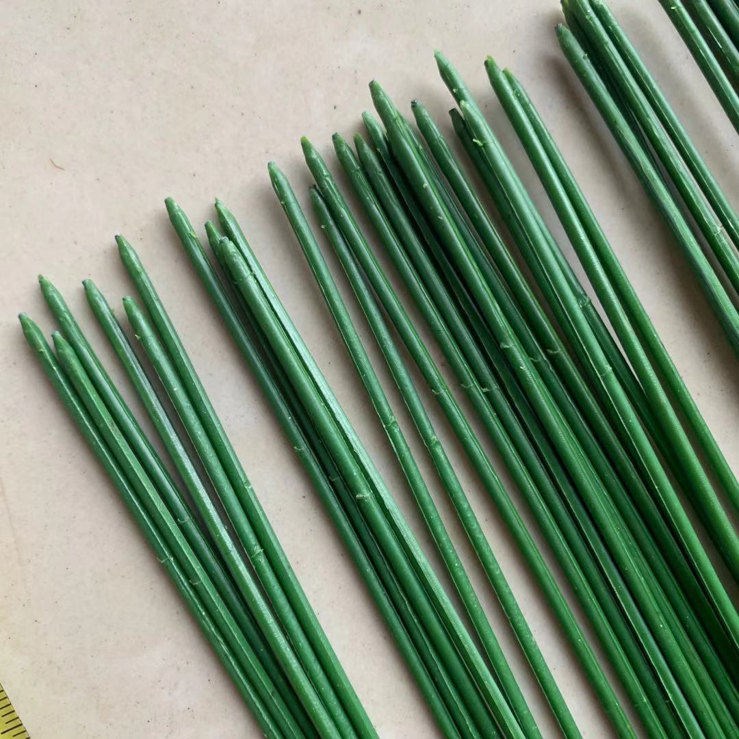 Wholesale silk flower row sign simulation plastic fake flower silk flower soap rose flower branch single rubber bag wire flower pole 30cm