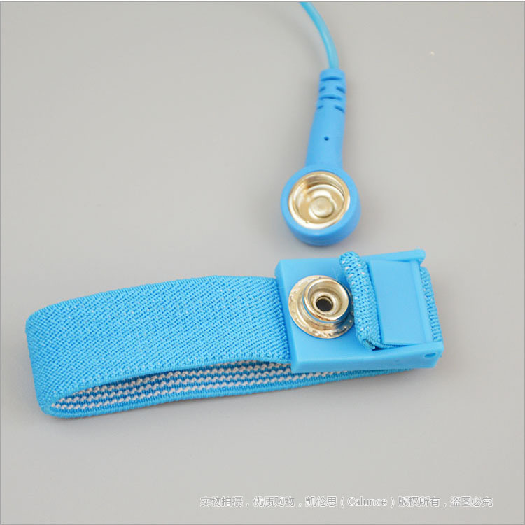 Factory Direct Sales Anti-Static Pvc Wired Wrist Strap Bracelet Electrostatic Strap Digitals