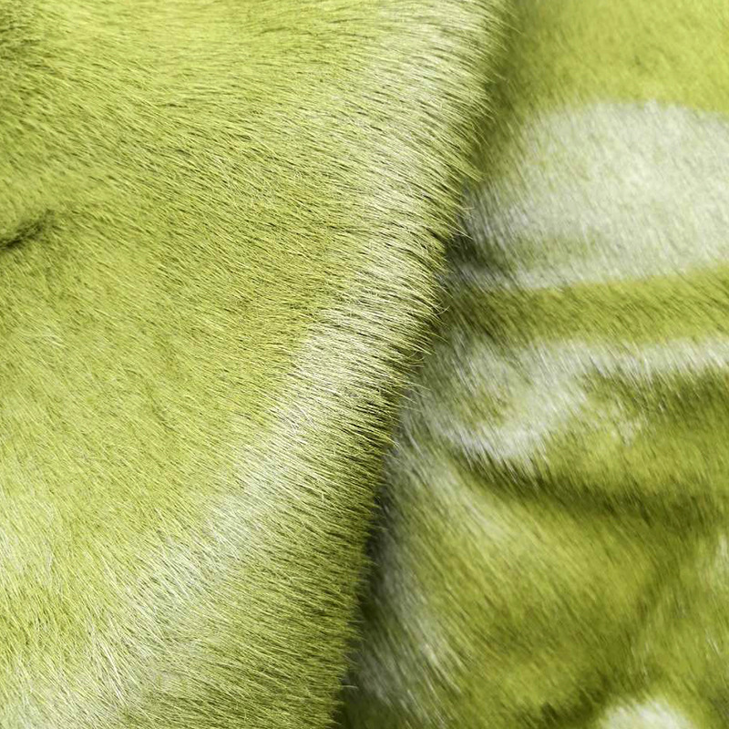 Поставка завода: простые декоративные материалы из лошадиных волос, однотонный высококачественный искусственный газон, зеленый и желтый, кожа крупного рогатого скота.